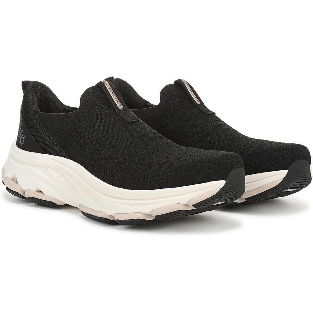 New Ryka Women's Devotion Max Slip on Sneaker Black 9M